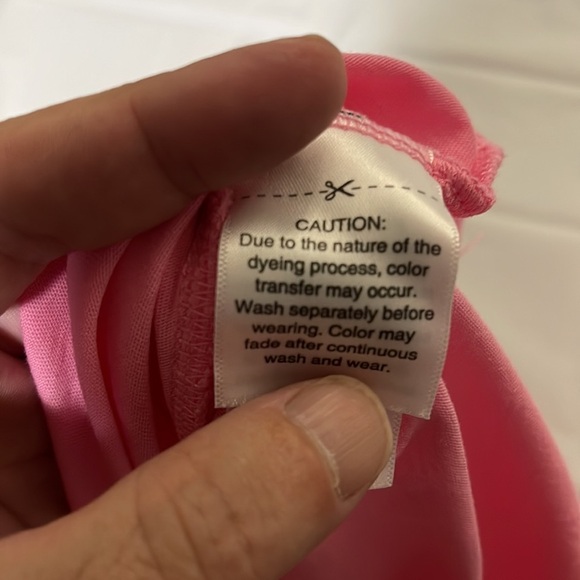 Cat & Jack girl’s short sleeve pink t- shirt with chest pocket, size S - Picture 5 of 6